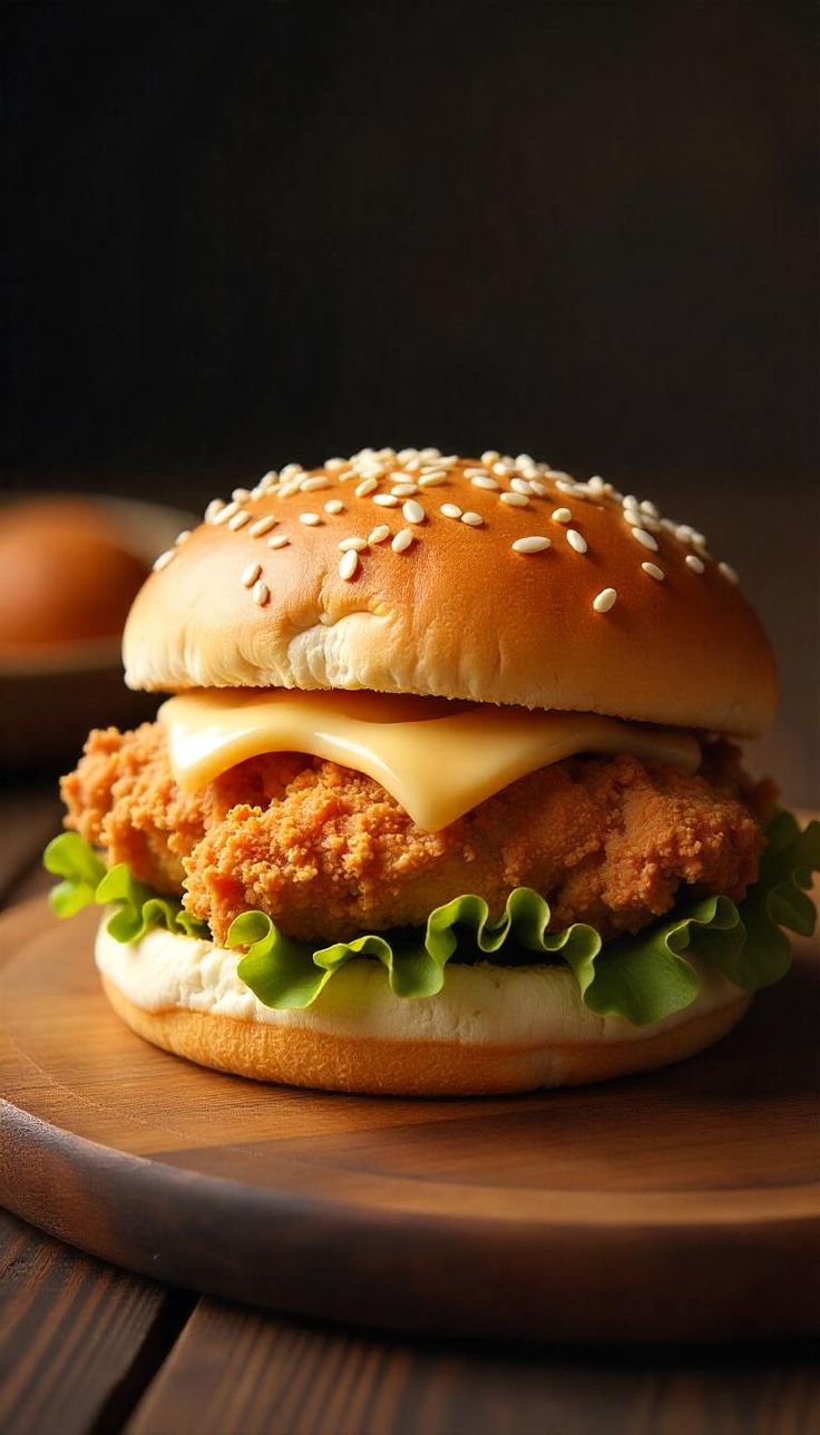 Chicken cheese burger (SD Cafe)