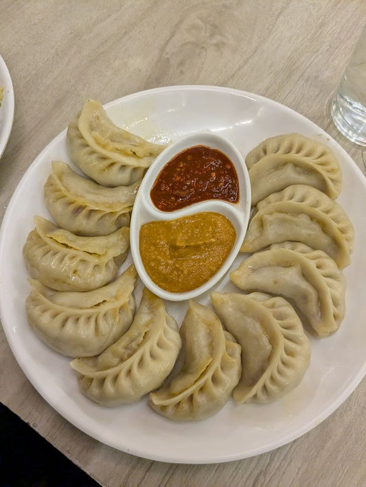 Chicken momos (SD Cafe)