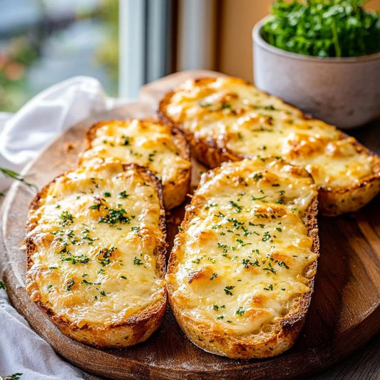 Cheese stuffed garlic bread ( mrunamyes cafe)