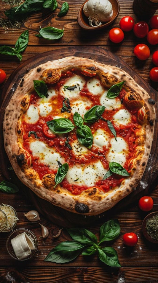 Margherita pizza (mrunamyes cafe)