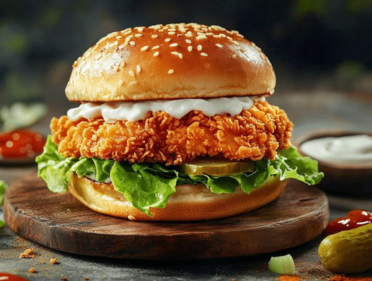Chicken burger (mrunamyes cafe)