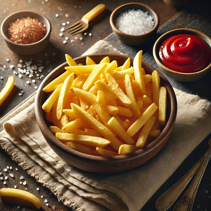 Salted fries (mrunamyes cafe)