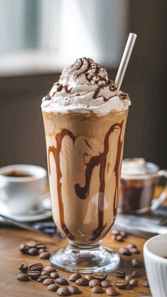 Cold coffee with ice cream ( mrunamyes cafe)