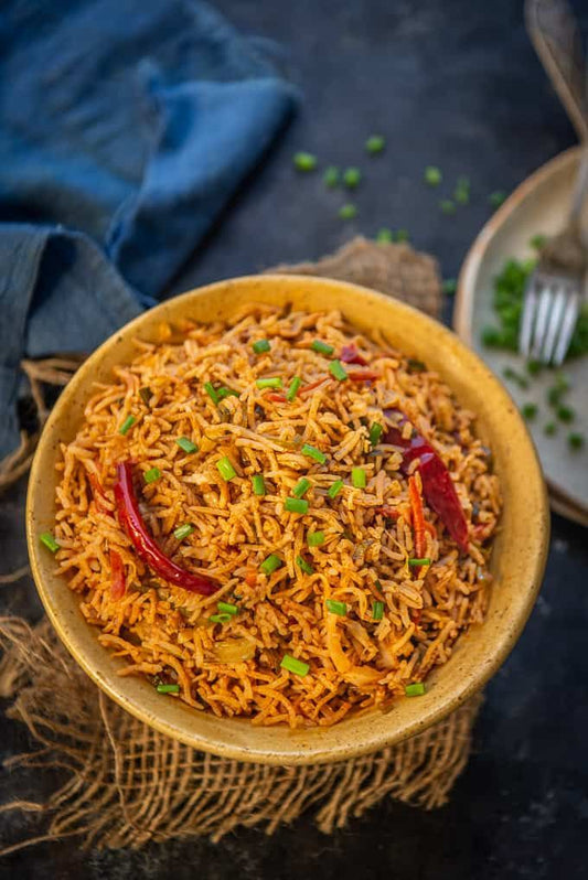 Chicken Schezwan rice