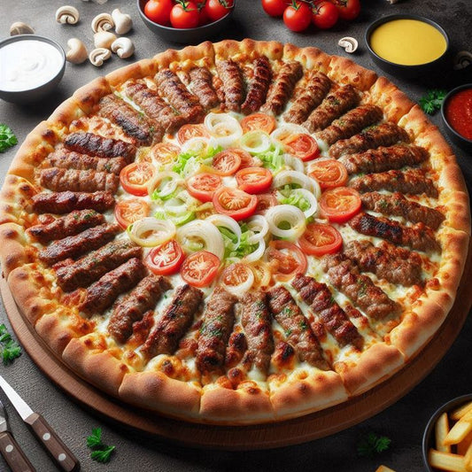 Sheekh kabab (pizza mrunamyes cafe)