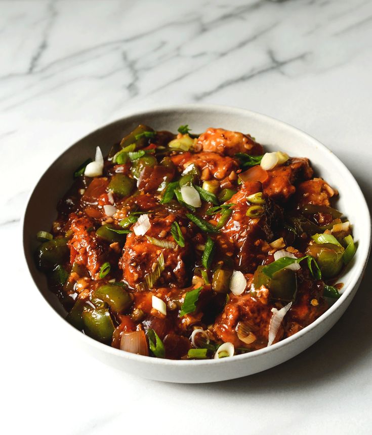 Chicken gravy chilli